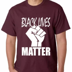 Bewild Black Lives Matter Fist Mens T-shirt