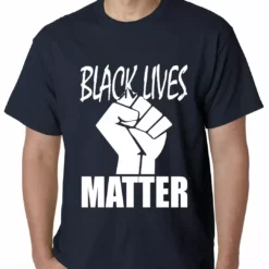 Bewild Black Lives Matter Fist Mens T-shirt