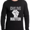 Bewild Black Lives Matter Fist Thermal Shirt