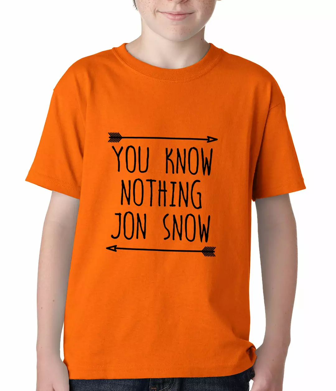 Bewild (Black Print) You Know Nothing Jon Snow Kids T-shirt 5 Bewild (Black Print) You Know Nothing Jon Snow Kids T-shirt