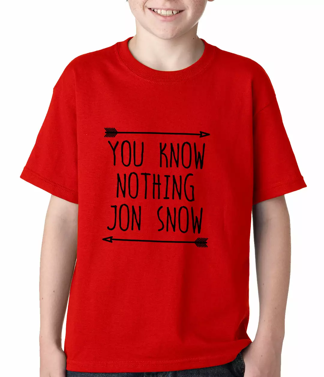 Bewild (Black Print) You Know Nothing Jon Snow Kids T-shirt 6 Bewild (Black Print) You Know Nothing Jon Snow Kids T-shirt