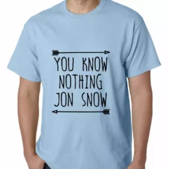 Bewild (Black Print) You Know Nothing Jon Snow Mens T-shirt 13 Bewild (Black Print) You Know Nothing Jon Snow Mens T-shirt
