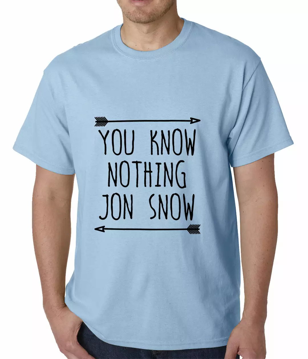 Bewild (Black Print) You Know Nothing Jon Snow Mens T-shirt 5 Bewild (Black Print) You Know Nothing Jon Snow Mens T-shirt