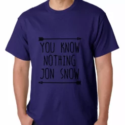 Bewild (Black Print) You Know Nothing Jon Snow Mens T-shirt 15 Bewild (Black Print) You Know Nothing Jon Snow Mens T-shirt