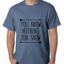 Bewild (Black Print) You Know Nothing Jon Snow Mens T-shirt 18 Bewild (Black Print) You Know Nothing Jon Snow Mens T-shirt