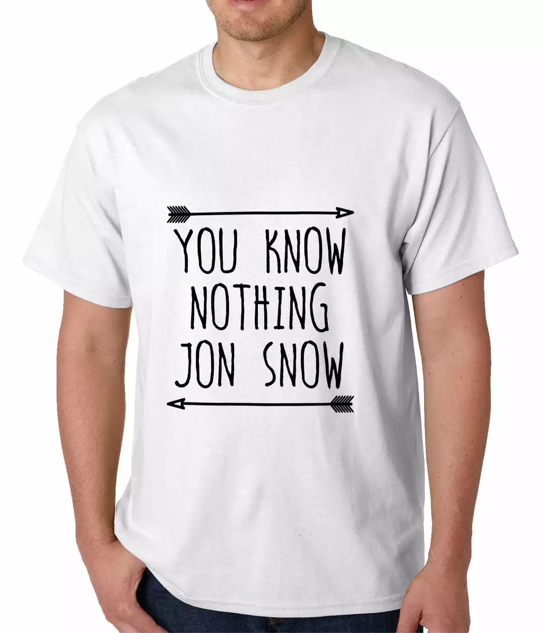 Bewild (Black Print) You Know Nothing Jon Snow Mens T-shirt 11 Bewild (Black Print) You Know Nothing Jon Snow Mens T-shirt