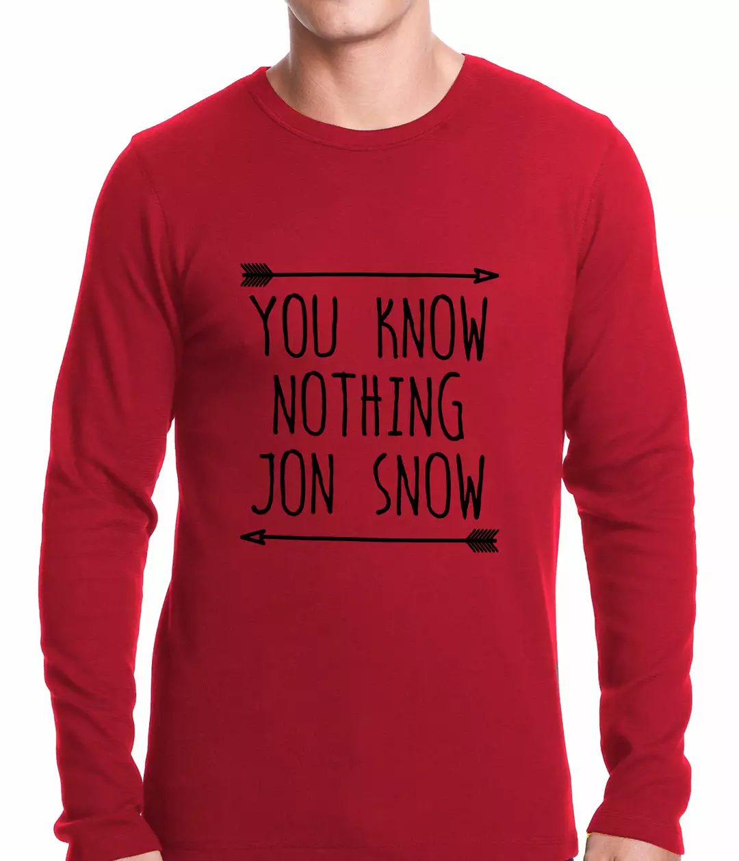 Bewild (Black Print) You Know Nothing Jon Snow Thermal Shirt 3 Bewild (Black Print) You Know Nothing Jon Snow Thermal Shirt