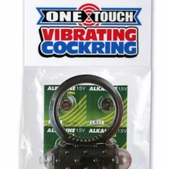 Bewild Black Smoke Mini One-Touch Vibrating Cock Ring Adult Novelties