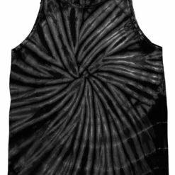 Bewild Black Spider Tie Dye Tank Top