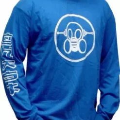 Bewild Ghast Apparel Blue Ghast Mask Logo Longsleeve T-shirt