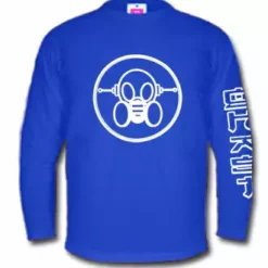 Bewild Ghast Apparel Blue Ghast Mask Logo Longsleeve T-shirt