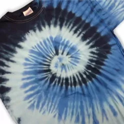 Bewild Blue Ocean Spiral Tie Dye T-Shirt