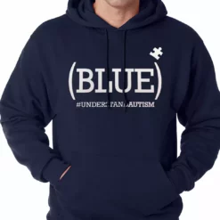 Bewild (BLUE) #UNDERSTAND AUTISM Adult Hoodie