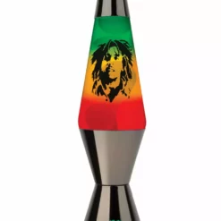 Bewild Bob Marley Face Rasta Lava Lamp Lava Lamps & Lighting
