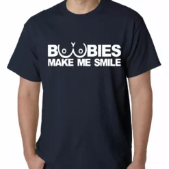 Bewild Cool Funny & Offensive Boobies Make Me Smile T-Shirt 13 Bewild Cool Funny & Offensive Boobies Make Me Smile T-Shirt
