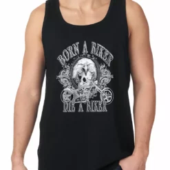 Bewild Biker Style Born To Be A Biker Tank Top