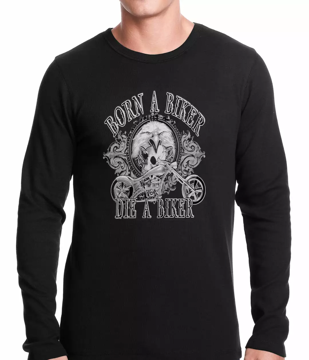 Bewild Biker Style Born To Be A Biker Thermal Shirt 3 Bewild Biker Style Born To Be A Biker Thermal Shirt