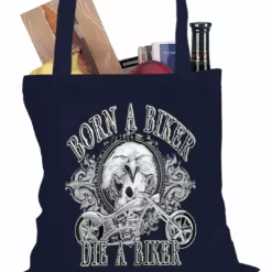 Bewild Born To Be A Biker Tote Bag