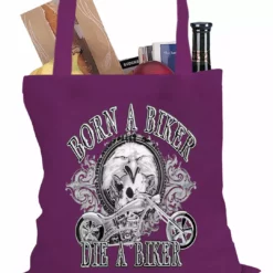 Bewild Born To Be A Biker Tote Bag