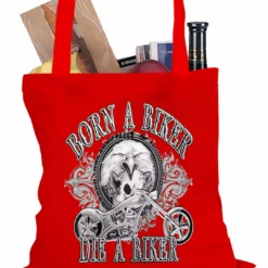 Bewild Born To Be A Biker Tote Bag