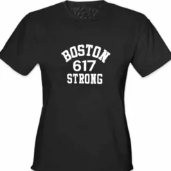 Bewild Boston 617 Strong Girl's T-Shirt Say It Loud