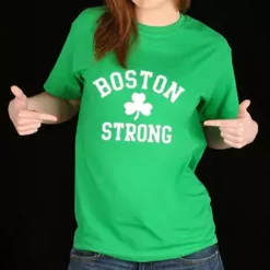Bewild St.Patricks Day Boston Strong Irish Shamrock Girl's T-Shirt