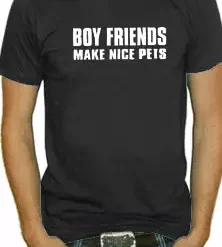 Bewild Boyfriends Make Nice Pets T-Shirt (Mens)