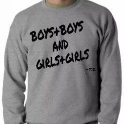 Bewild Boys + Boys And Girls + Girls Crewneck Sweatshirt Cool Funny & Offensive