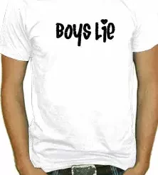 Bewild Boys Lie Girls T-Shirt (Mens)