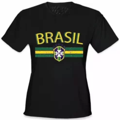 Bewild Brasil Vintage Shield International Girls T-Shirt Nationality & Ethnic 12 Bewild Brasil Vintage Shield International Girls T-Shirt Nationality & Ethnic
