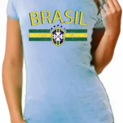 Bewild Brasil Vintage Shield International Girls T-Shirt Nationality & Ethnic 14 Bewild Brasil Vintage Shield International Girls T-Shirt Nationality & Ethnic