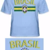 Bewild Brasil Vintage Shield International Mens T-Shirt