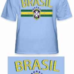Bewild Brasil Vintage Shield International Mens T-Shirt