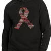 Bewild Positive Reinforcement Breast Cancer Awareness "Words" Adult Hoodie
