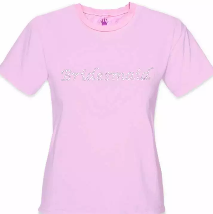 Bewild Bridesmaid Rhinestone Girl's T-Shirt Cool Funny & Offensive 6 Bewild Bridesmaid Rhinestone Girl's T-Shirt Cool Funny & Offensive