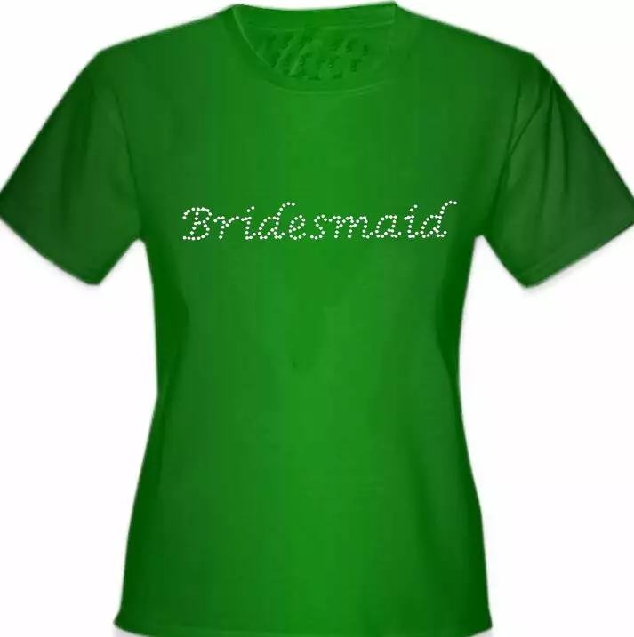 Bewild Bridesmaid Rhinestone Girl's T-Shirt Cool Funny & Offensive 7 Bewild Bridesmaid Rhinestone Girl's T-Shirt Cool Funny & Offensive