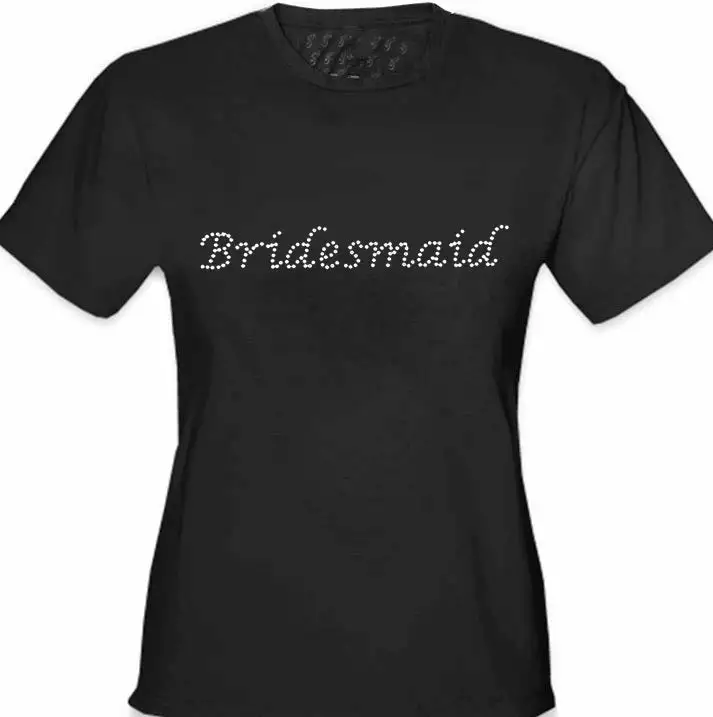 Bewild Bridesmaid Rhinestone Girl's T-Shirt Cool Funny & Offensive 4 Bewild Bridesmaid Rhinestone Girl's T-Shirt Cool Funny & Offensive