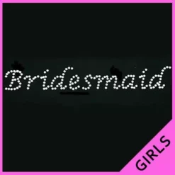 Bewild Bridesmaid Rhinestone Girl's T-Shirt Cool Funny & Offensive 15 Bewild Bridesmaid Rhinestone Girl's T-Shirt Cool Funny & Offensive