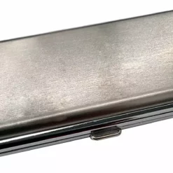 Bewild Brushed Steel Cigarette Case (For Regular Sized, 100s, And 120s) 9 Bewild Brushed Steel Cigarette Case (For Regular Sized, 100s, And 120s)
