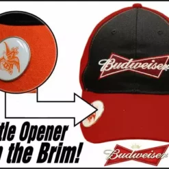 Bewild Budweiser Bowtie Logo Bottle Opener Hat