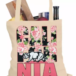 Bewild Cool Funny & Offensive California Floral Pattern Tote Bag 12 Bewild Cool Funny & Offensive California Floral Pattern Tote Bag