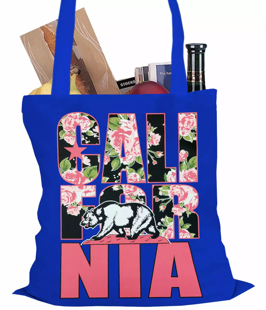 Bewild Cool Funny & Offensive California Floral Pattern Tote Bag 9 Bewild Cool Funny & Offensive California Floral Pattern Tote Bag