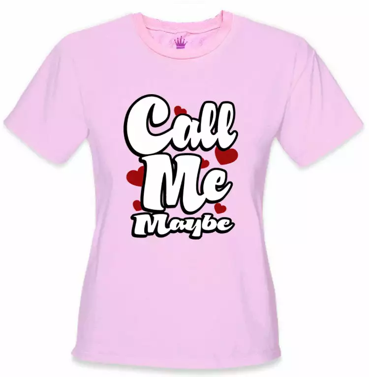 Bewild Call Me Maybe Girl's T-Shirt Famous Quotes And Sayings 10 Bewild Call Me Maybe Girl's T-Shirt Famous Quotes And Sayings