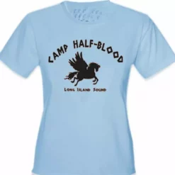 Bewild Camp Half Blood Long Island Sound Girl's T-Shirt Cool Funny & Offensive