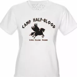 Bewild Camp Half Blood Long Island Sound Girl's T-Shirt Cool Funny & Offensive
