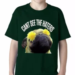 Bewild Cool Funny & Offensive Can't See The Haters Funny Pug Kids T-shirt 14 Bewild Cool Funny & Offensive Can't See The Haters Funny Pug Kids T-shirt