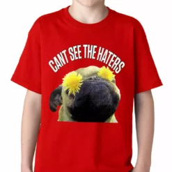 Bewild Cool Funny & Offensive Can't See The Haters Funny Pug Kids T-shirt 18 Bewild Cool Funny & Offensive Can't See The Haters Funny Pug Kids T-shirt