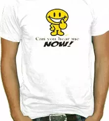 Bewild Cool Funny & Offensive Can You Hear Me Now! T-Shirt