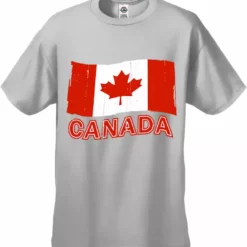 Bewild Nationality & Ethnic Canada Vintage Flag Men's T-Shirt