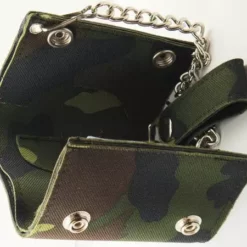 Bewild Canvas Camouflage Chain Wallet